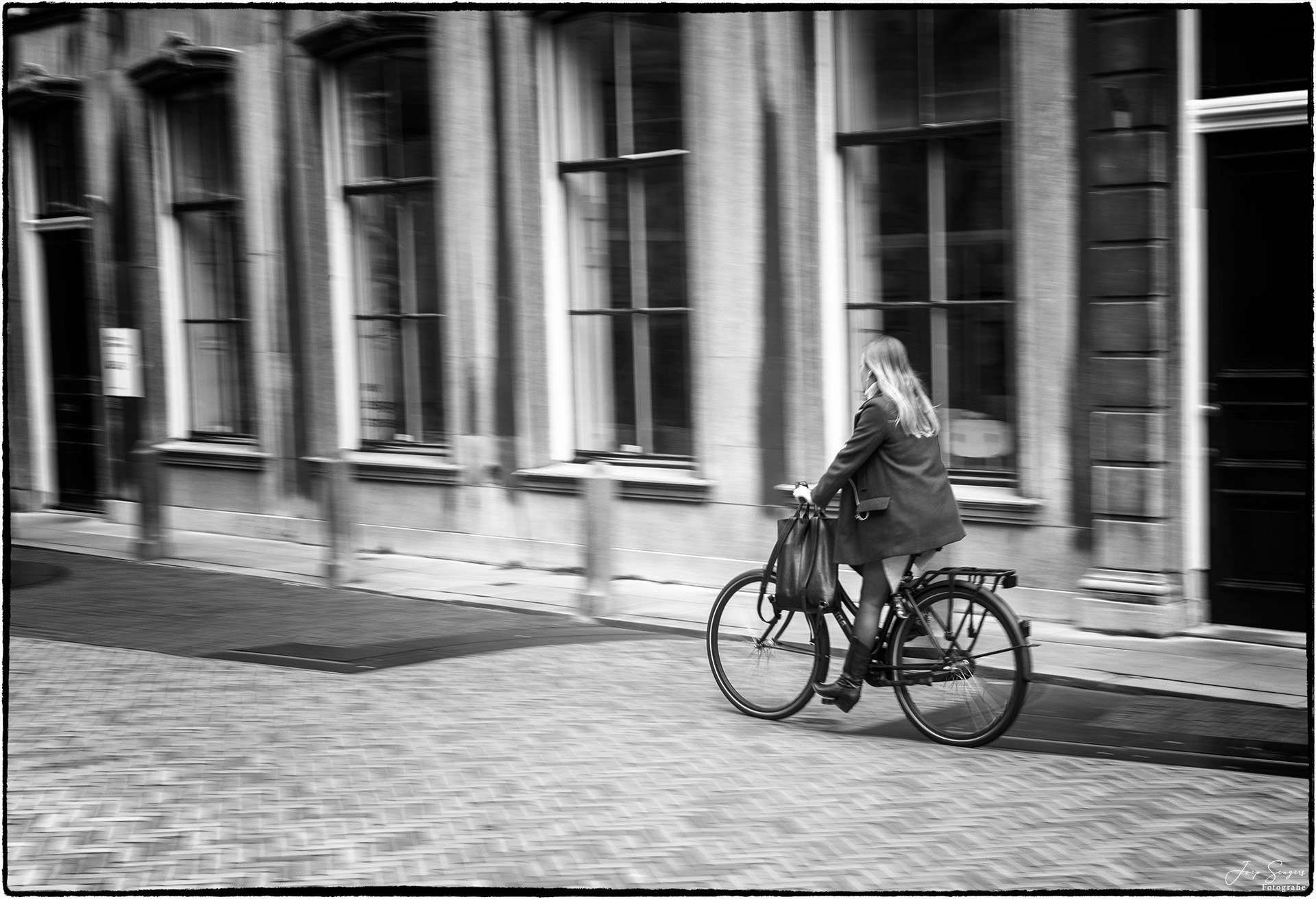studente op fiets in Utrecht